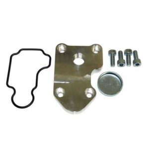 Breather Plate with 1/2" NPT for ABA, Late 2.0L 16V & AEB 1.8T