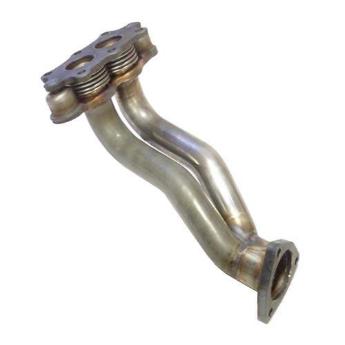 Mk4 2.0L TT 6 Bolt Dual Downpipe to be used w/253 169LC Cat