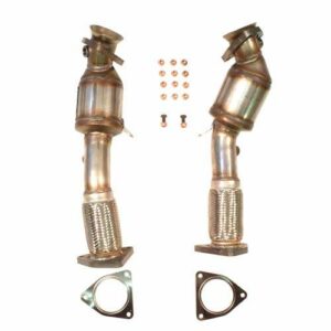 Touareg V8 Cat Downpipes '03-'07, High Flow (46 State)