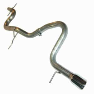 '12 Audi A3 TDI Stainless Steel Exhaust w/No Muffler & 3.5" Tip
