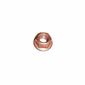 Exhaust nuts 8mm copper plated locking ea.