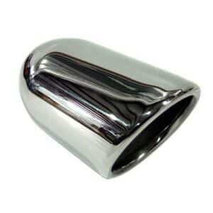 Stainless Steel Angle Cut Tip (single 3.5" x 6" long inlet 2.5")