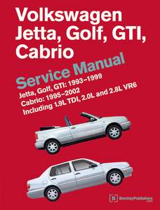 Bentley Manual '93-'99 Golf Jetta '95-'02 Cabrio 2.0L, TDI